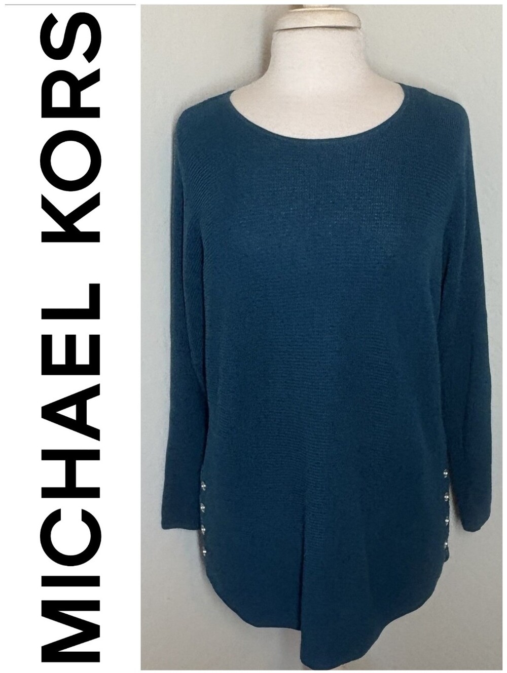 Turquoise Tunic Sweater